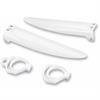 Parasteli forcella Kawasaki KX 85 (1998-2013) Bianco in Plastiche
