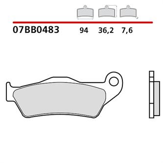 pastiglie brembo sherco 125 se r 18 21 anteriori genuine