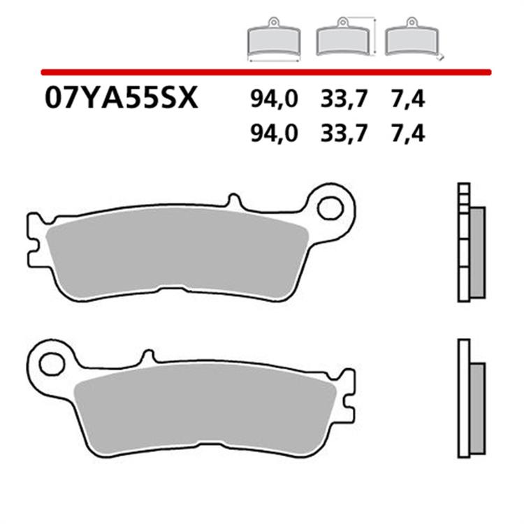 Pastiglie Brembo Yamaha WR 450 F (2021-2025) anteriori race