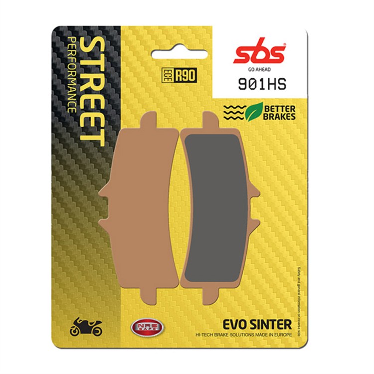 Pastiglie freno SBS 901HS per pinza BREMBO Racing M50 