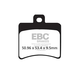 pastiglie freno sfac298 ebc organiche