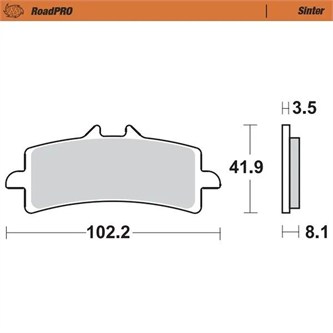 pastiglie pinza brembo m4 e m50 freno moto master sinterizzate