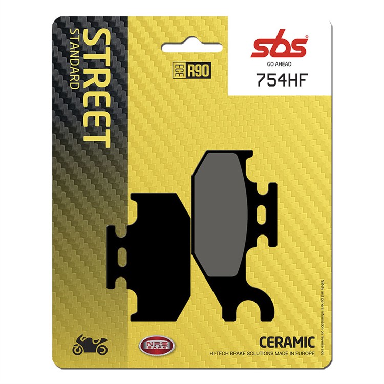 Pastiglie SBS Can Am Brp Maverick 1000 R EFI 4X4 Max X MR DPS (2017-2018) posteriori ceramiche