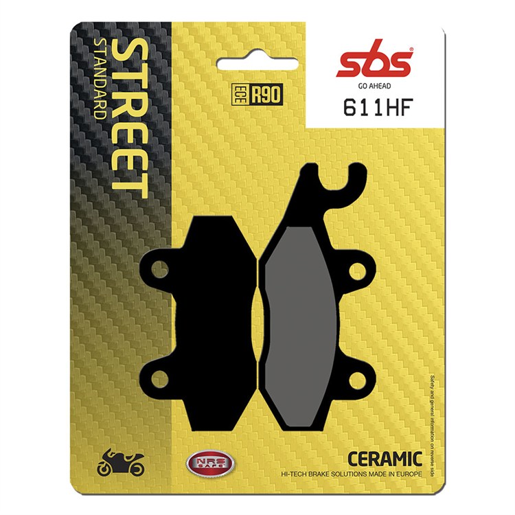 Pastiglie SBS Cf Moto Uforce 550 4X4 (2015-2016) posteriori destra ceramiche