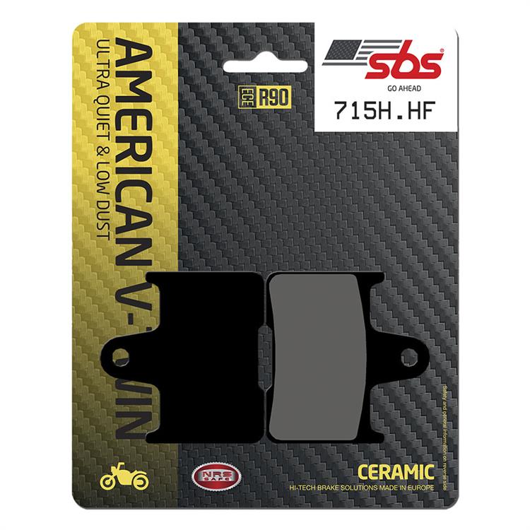Pastiglie SBS Harley Davidson XL 1200 V Seventy Two (2014-2016) posteriori ceramiche
