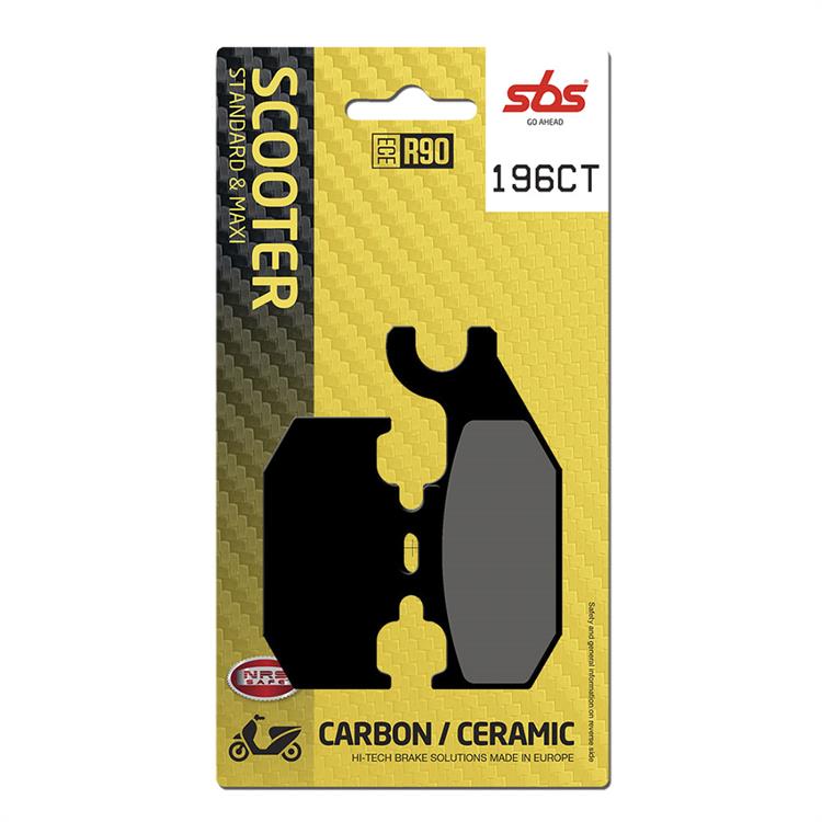 Pastiglie SBS Suzuki UH 200 ABS Burgman (2014-2018) posteriori carbonio ceramiche
