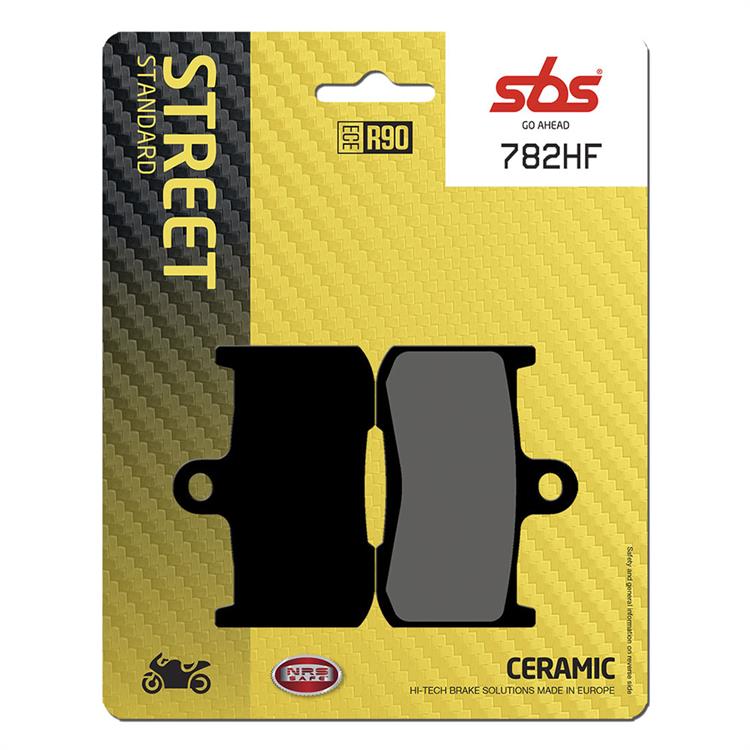 Pastiglie SBS Triumph Street Triple 675 RX ABS (2015-2016) anteriori ceramiche