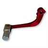 Pedalina cambio pit bike ZS 190 CNC Rossa Argento in Leve Pedane e Pedali