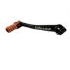 Pedalina cambio pit bike CNC Nero Arancione Evomotor in Leve Pedane e Pedali