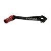Pedalina cambio pit bike CNC Nero Rosso Evomotor in Leve Pedane e Pedali