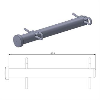 perno pinza freno ktm 125 exc 00 16 anteriore moto master