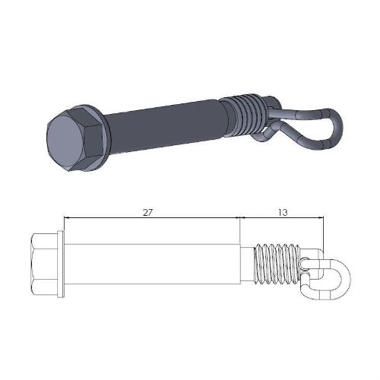 Perno pinza freno KTM 85 SX (2004-2010) posteriore Moto Master