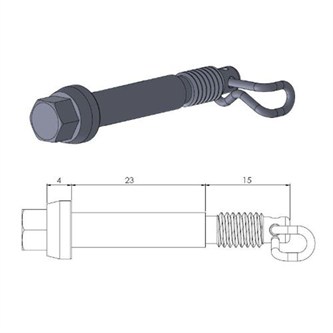 perno pinza freno ktm 85 sx 04 11 anteriore moto master
