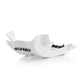 piastra paramotore acerbis fantic 125 xe 21 23 bianca nera