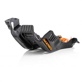 piastra paramotore acerbis gasgas 250 mc 22 23 nera arancione