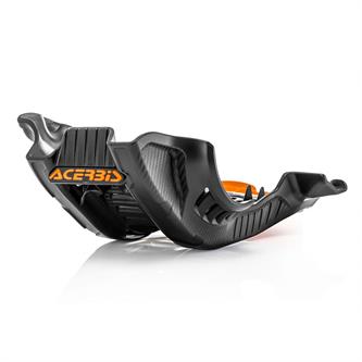 piastra paramotore acerbis gasgas 350 mc f 22 23 nera arancione