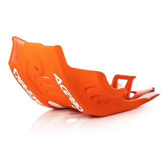 piastra paramotore acerbis gasgas 450 mc f 21 23 arancione bianca