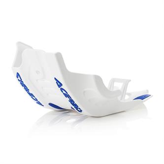 piastra paramotore acerbis husqvarna 450 fe 20 22 bianca blu