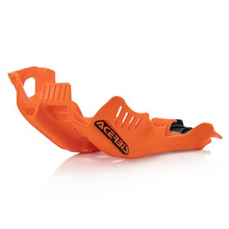 piastra paramotore acerbis ktm 250 sx 19 22 arancione nera