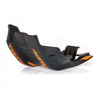 piastra paramotore acerbis ktm 500 exc f 20 23 nera arancione