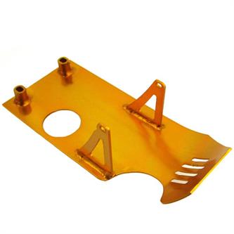 piastra paramotore tipo a alluminio oro