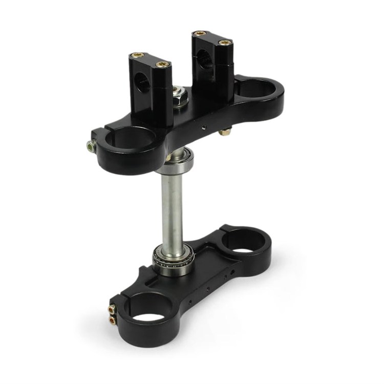 Piastre Sterzo tipo 45/48 Interasse 160 Standard Nero riser 28 mm