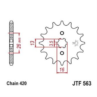 pignone jt suzuki lt 50 84 00 15 denti