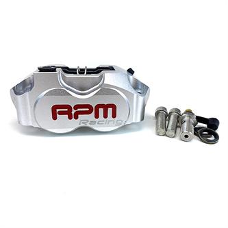 pinza freno radiale 4 pistoncini rpm argento