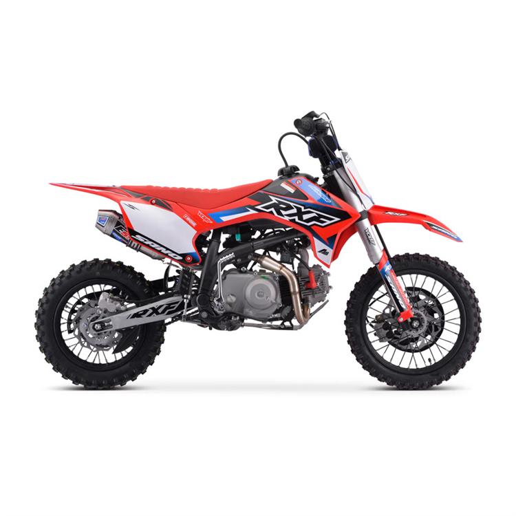 Pit Bike Cross 110 RXF Junior Semi Auto 12/10 Avviamento elettrico Rosso