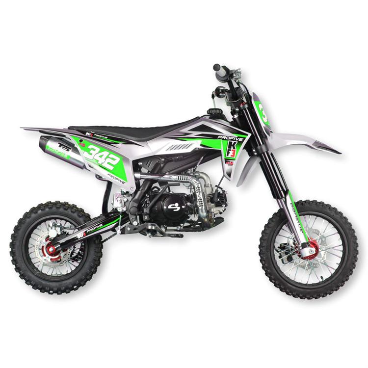 Pit bike Cross 125 KF3 Original Graphics 14/12 Verde