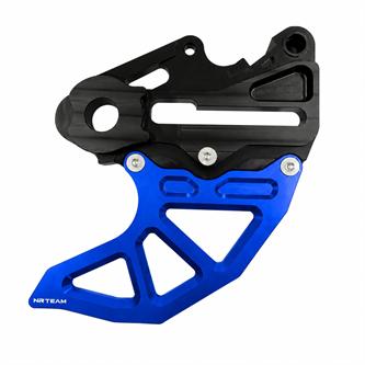 protezione disco posteriore cnc sherco 450 sef r 2015 2023 blu