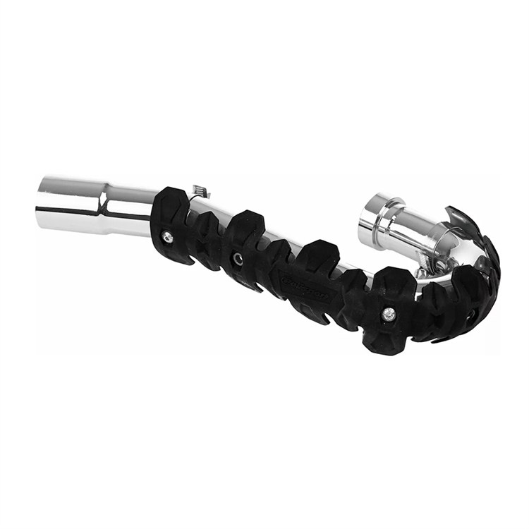 Protezione Scarico 4T ARMADILLO Polisport - Nero