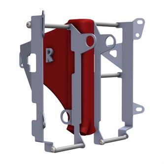 protezioni radiatore fantic 450 xef 2022 2023 alluminio