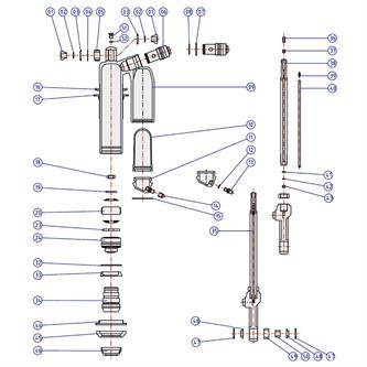 ricambi mono showa kawasaki kx 250 f 10 19 seeger serbatoio 15