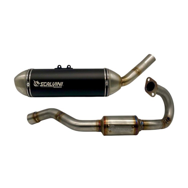 Scalvini Fantic 125 XMF (2021-2022) Euro 5 - completo nero/acciaio
