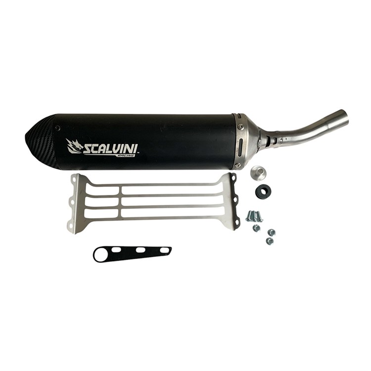 Scalvini Honda CR 250 (2000-2007) - Silenziatore Nero-Carb