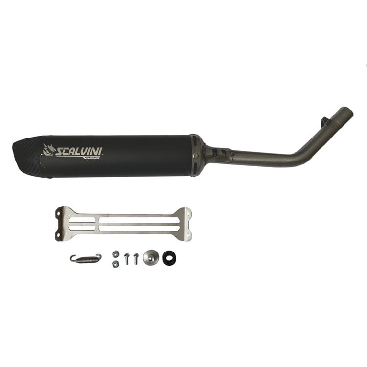 Scalvini KTM 125 EXC (2005-2016) - Silenziatore Nero-Carb