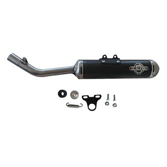 scalvini ktm 125 sx 16 18 silenziatore nero acciaio