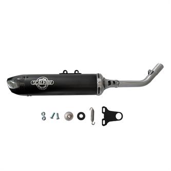 scalvini ktm 85 sx 18 22 silenziatore nero carb