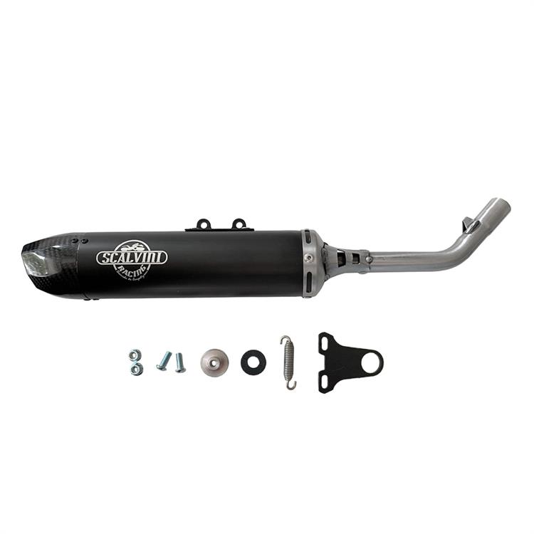 Scalvini KTM 85 SX (2018-2024) - Silenziatore Nero-Carb