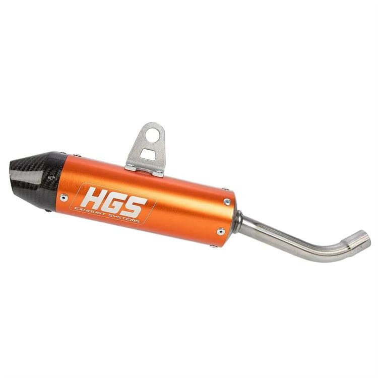Scarico HGS KTM 85 SX (25) - silenziatore arancione-carbonio