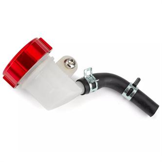 serbatoio vaschetta liquido freni cnc rosso con tubo