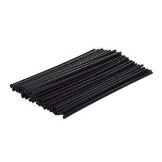 set 72 copriraggi nero lunghezza 170 mm