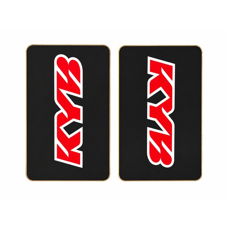 Set adesivi forcella Kayaba Racing Rosso sfondo Nero