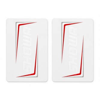 set adesivi forcella showa bianco sfondo trasparente 22x145