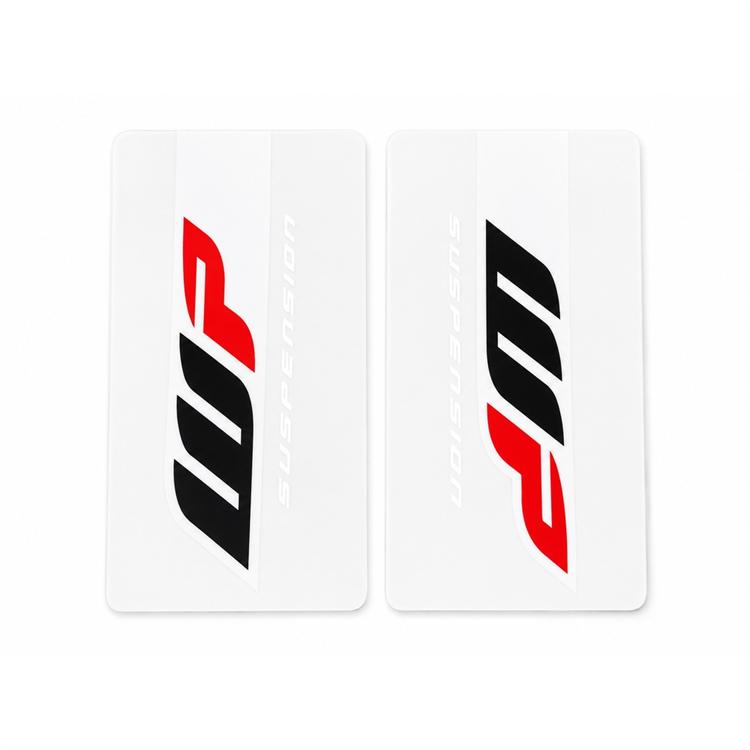 Set adesivi forcella WP Suspension Nero Rosso sfondo trasparente 24,5x14