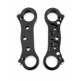 set piastre sterzo minicross colore nero