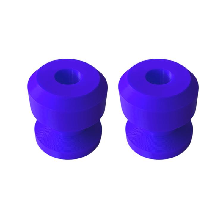 Set tamponi perno ruota M6 per cavalletto Blu