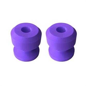 set tamponi perno ruota m6 italy viola