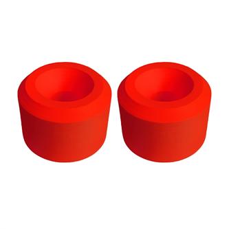 set tamponi perno ruota m6 rossi